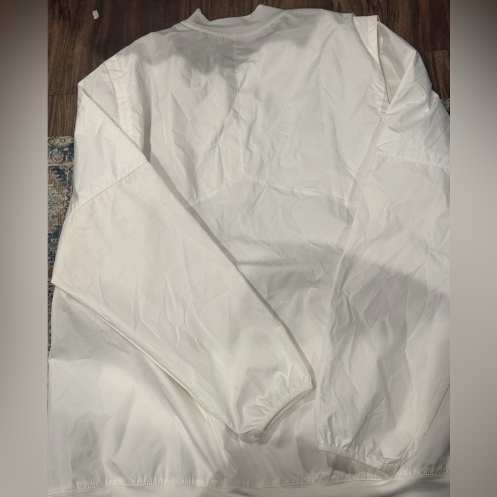 Arkansas Razorbacks Nike Storm Fit Vented Jacket Mens White Large 1/4 Zip - Picture 3 of 4